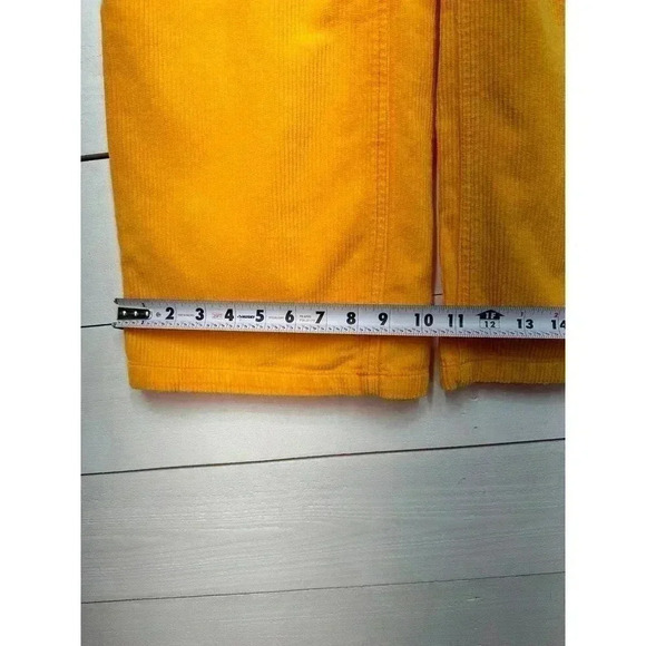 NWT - BDG‎ - Sz 25 Orange Corduroy Boyfriend High Rise Wide Leg Pant - Picture 4 of 15